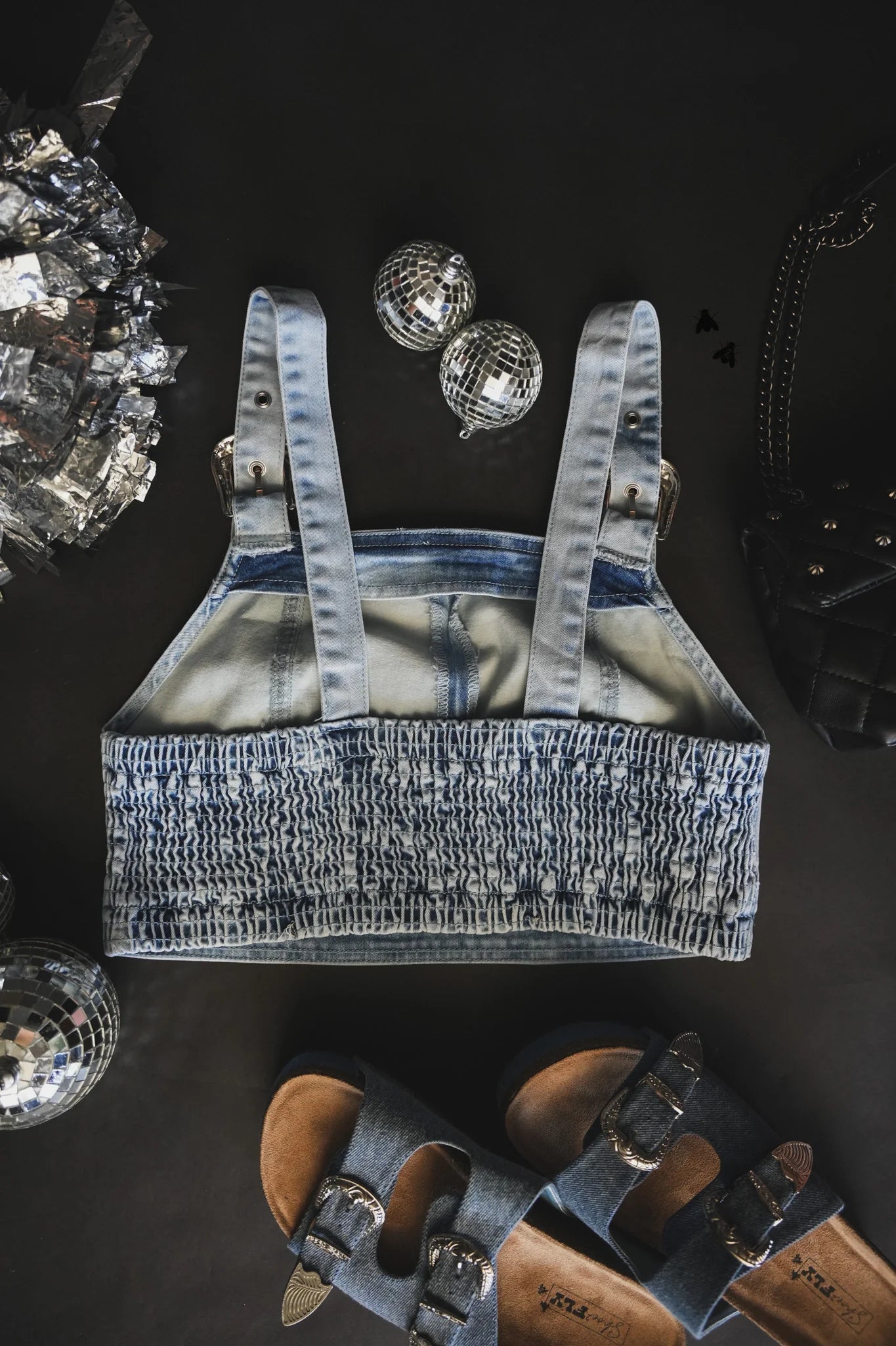 Buckle Up Buttercup Denim Top