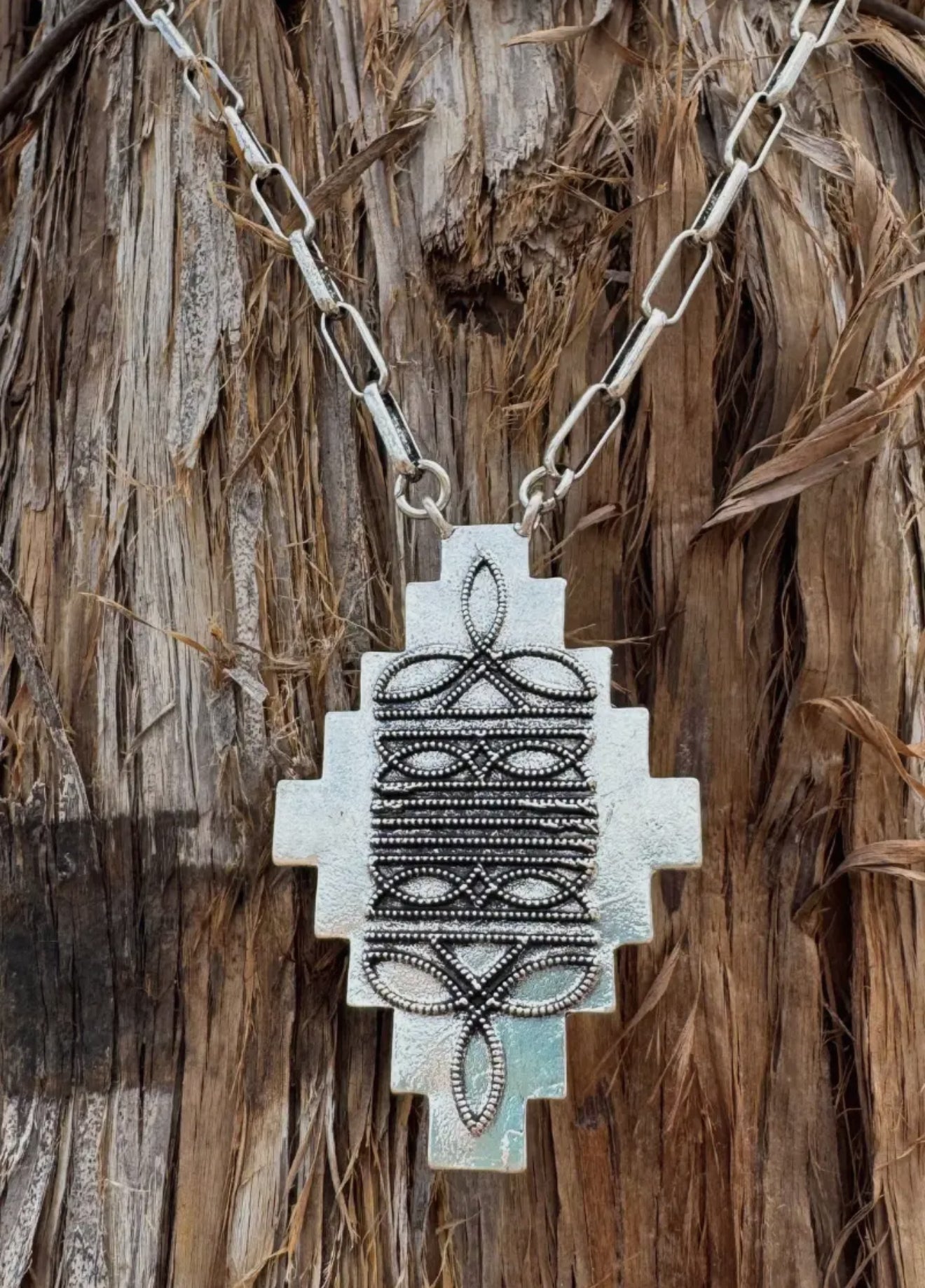 Stitched In Aztec Necklace