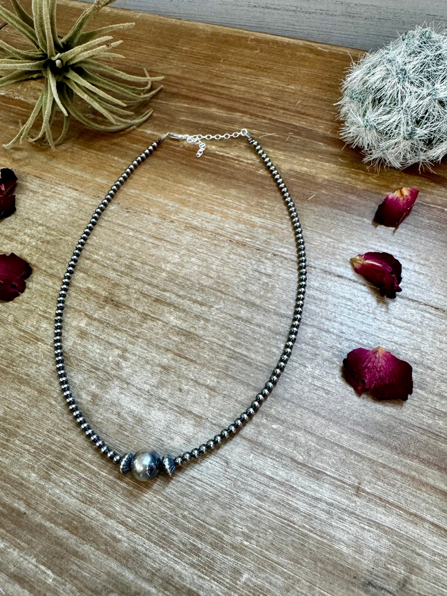 Silver Pearl Choker