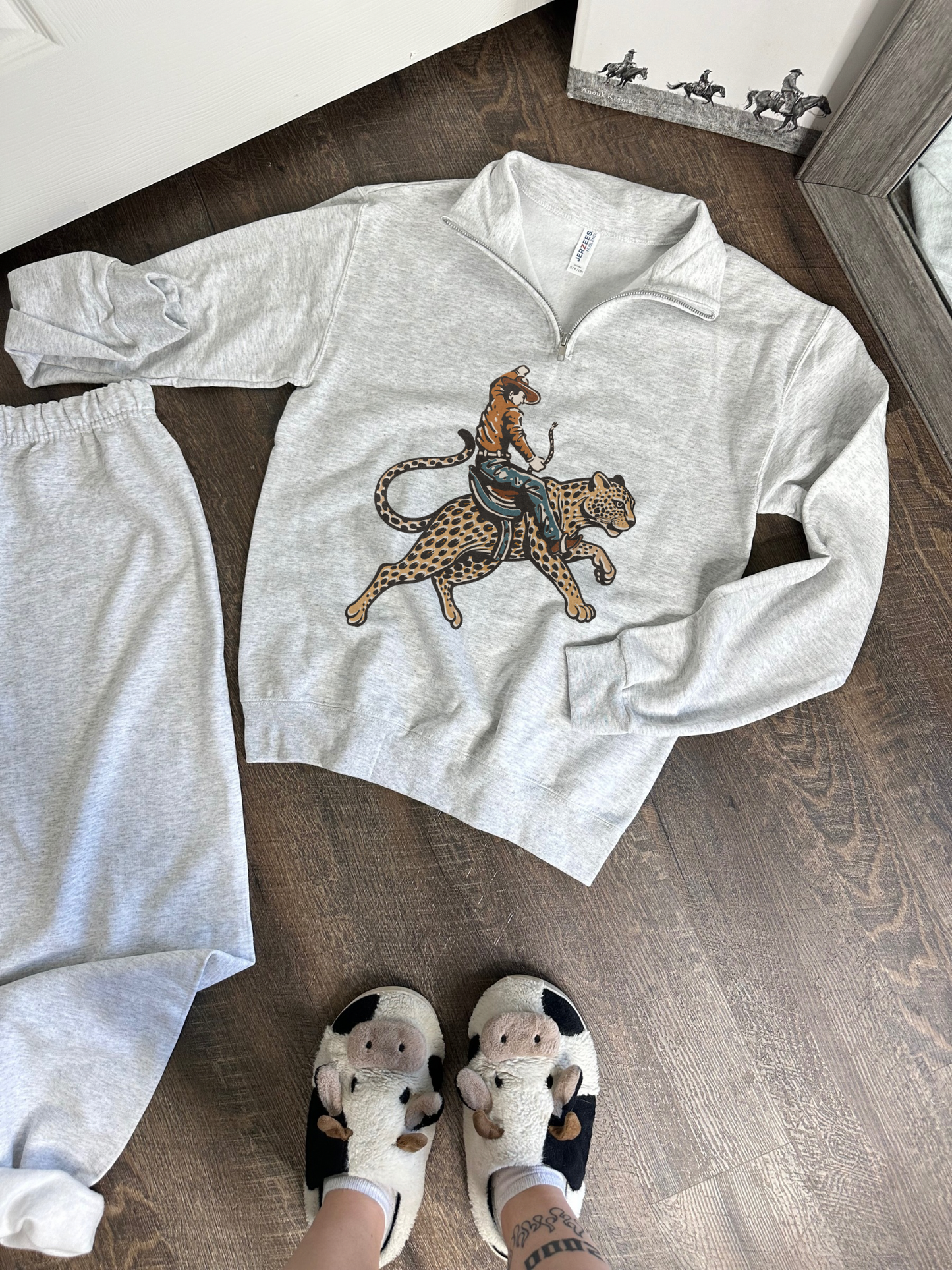 Cowboy Jaguar Quarter Zip