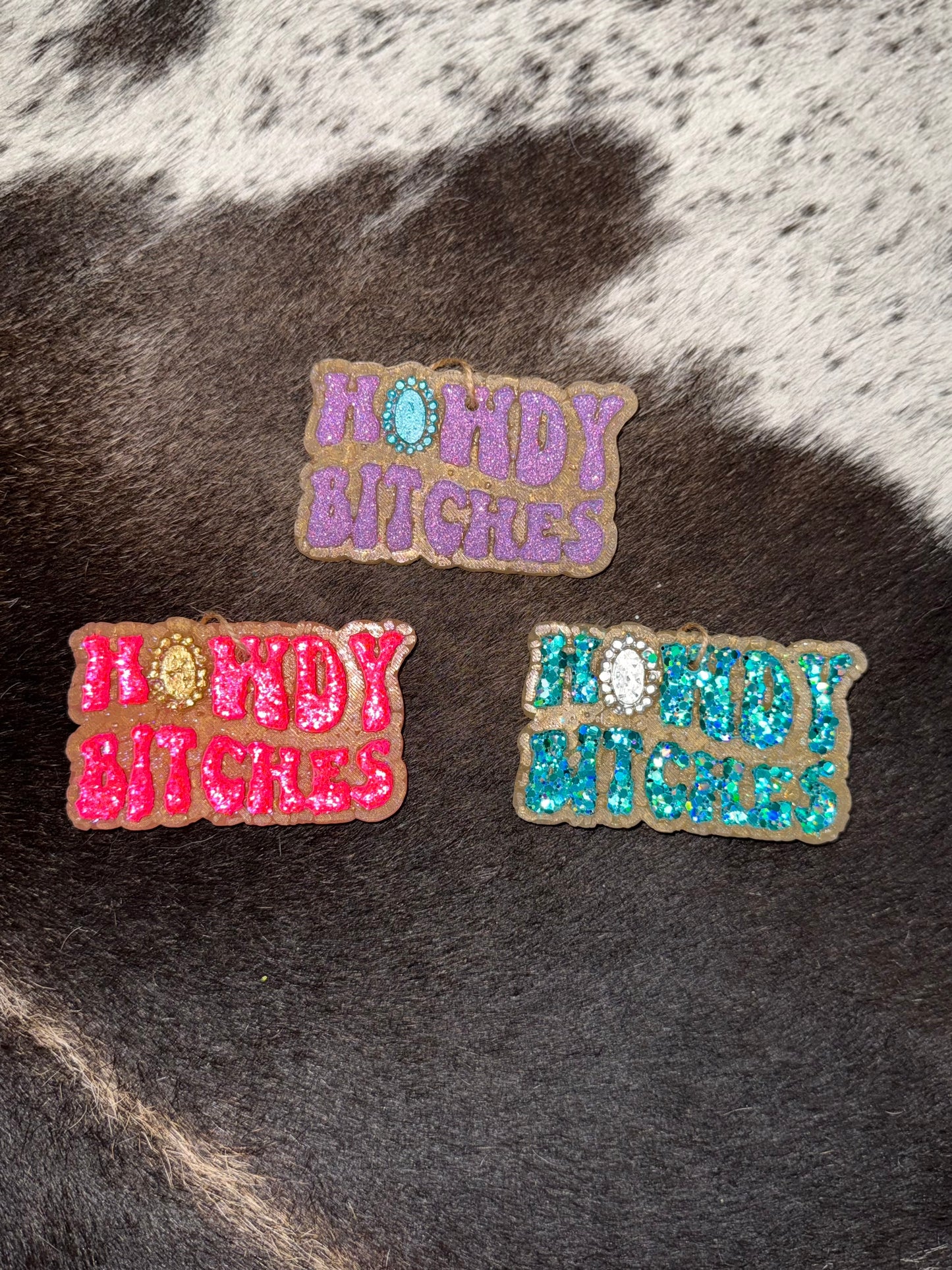 Howdy B*tches Car Freshies