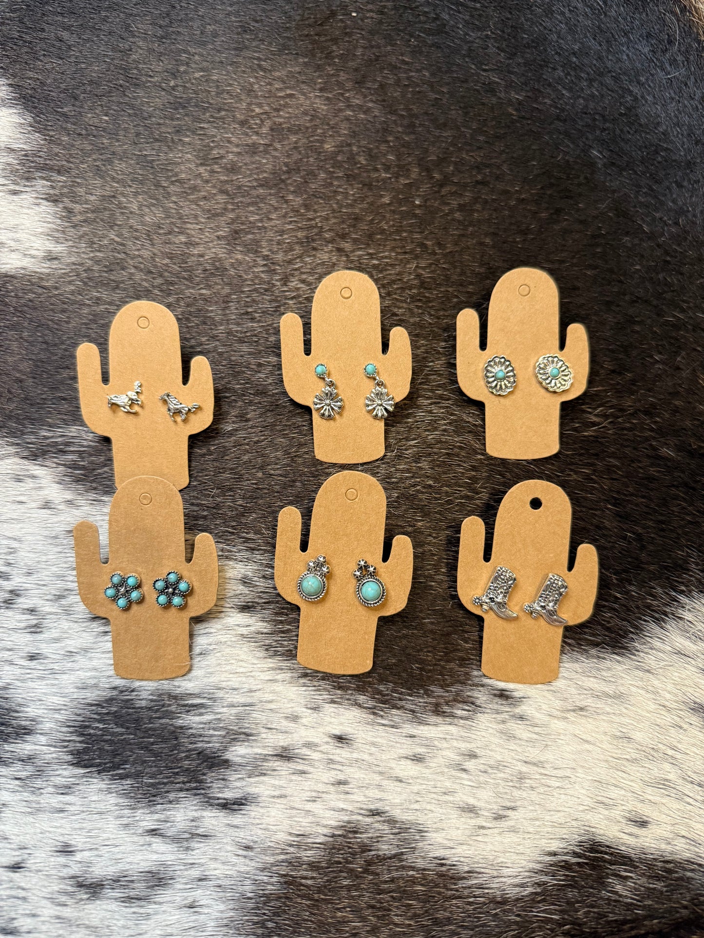 Cactus Stud Earrings