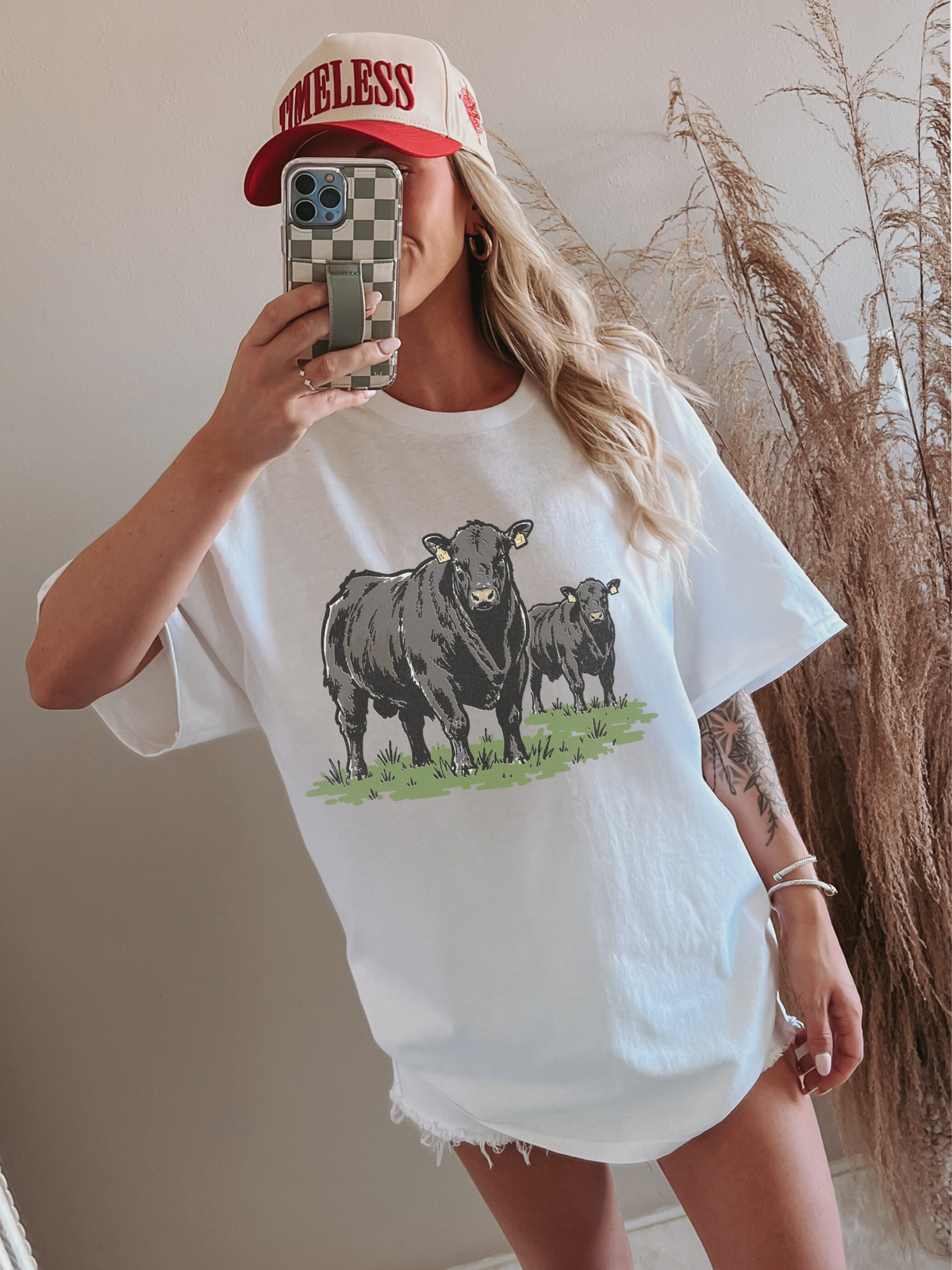 Angus Cow TEE or CREWNECK