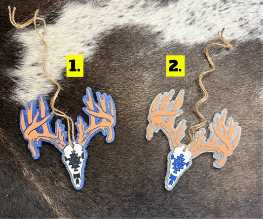 Aztec Deer Skull Car Freshies