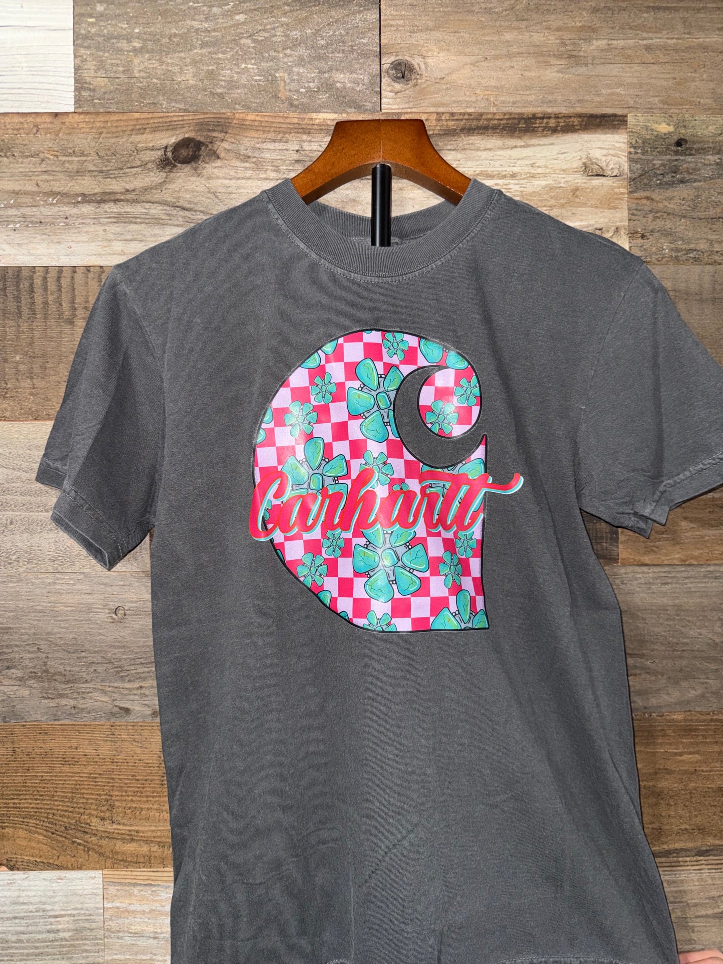 Checkered C**hartt Tee