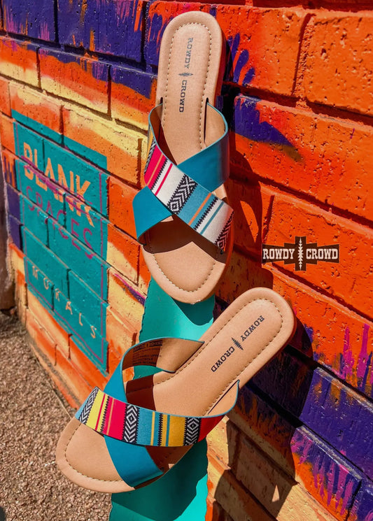 Shiner Serape Sandals