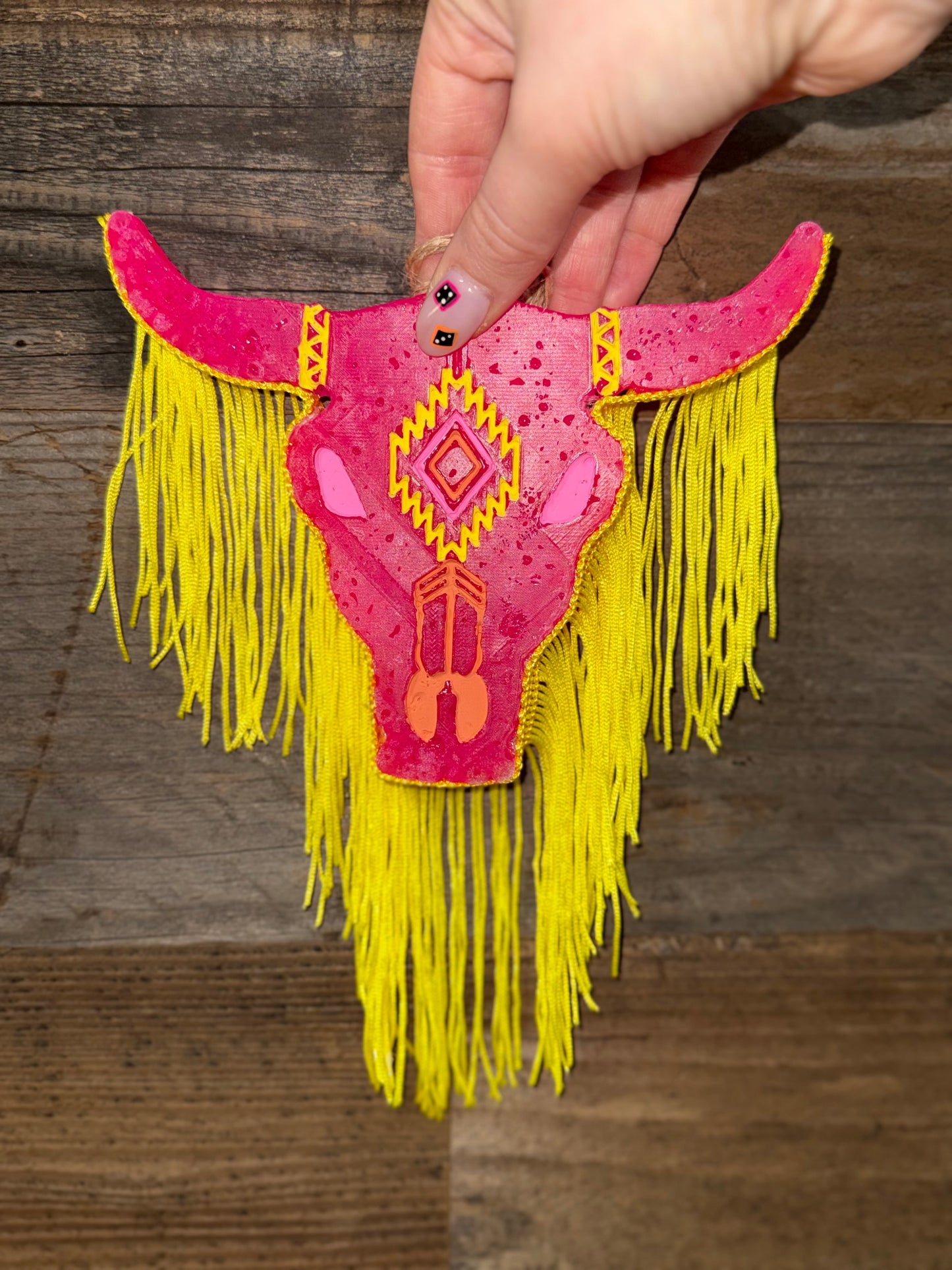 Large Bull-skull Fringed Freshies
