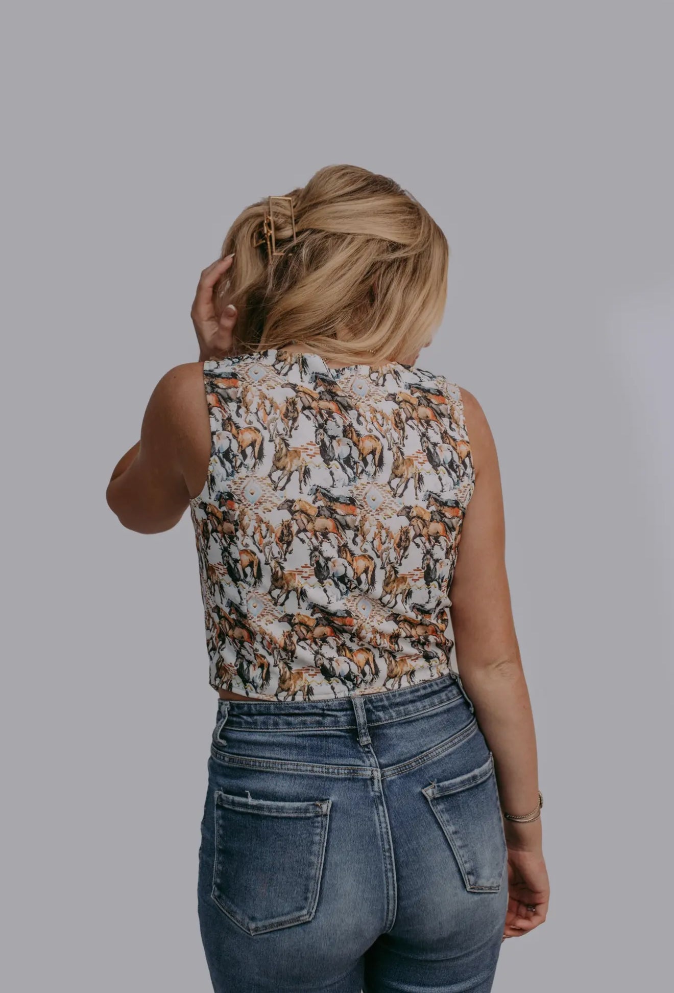 Buckaroo Front Tied Vest