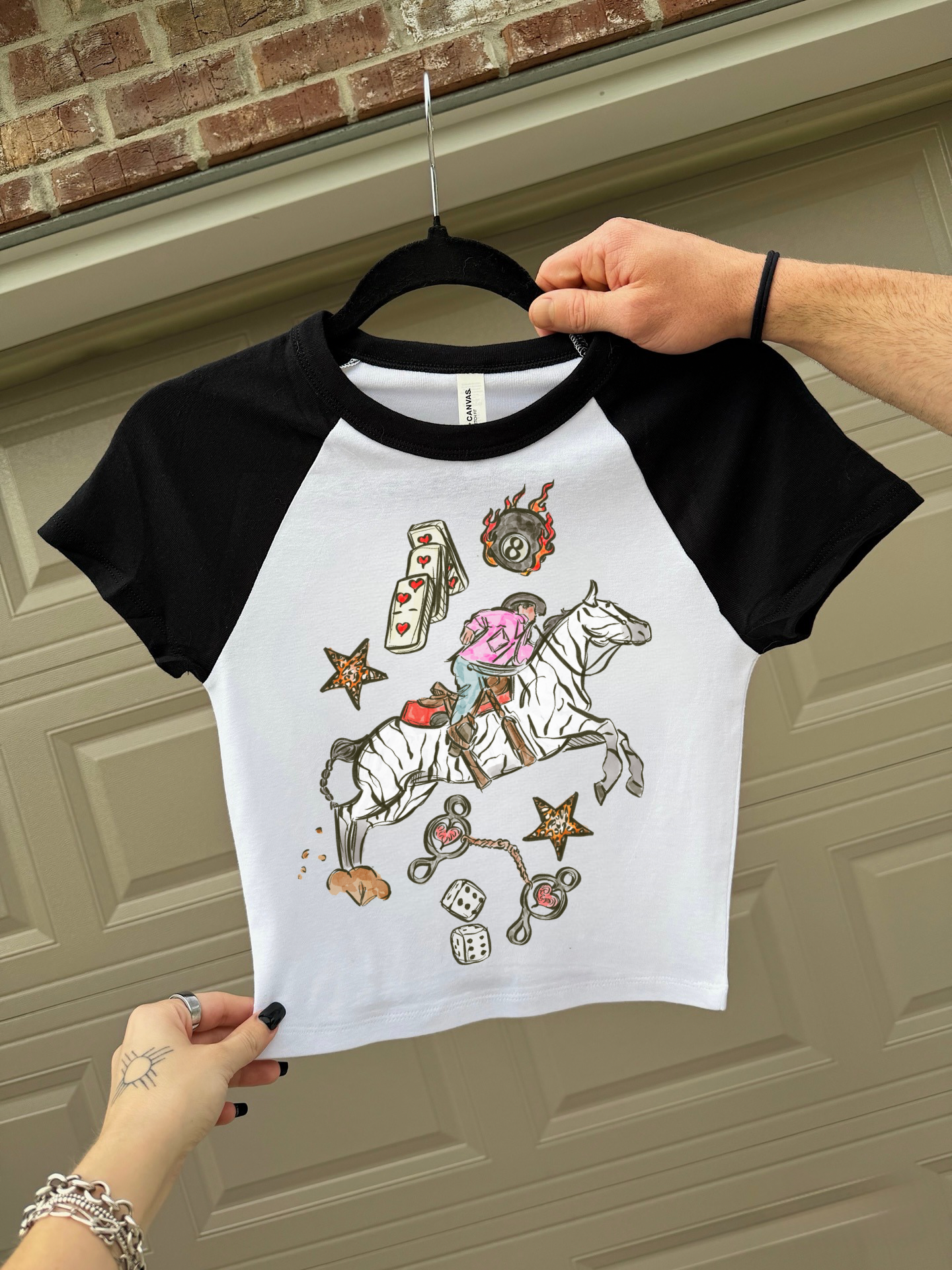 Wild Card Cowboy Baby Tee