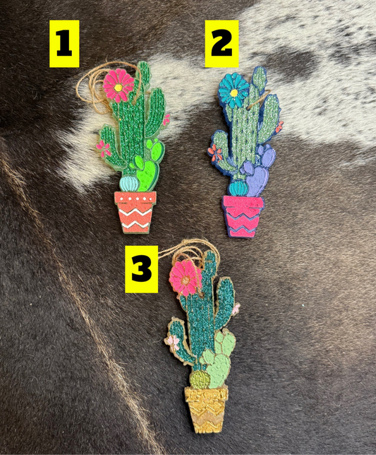 Cactus Car Freshies