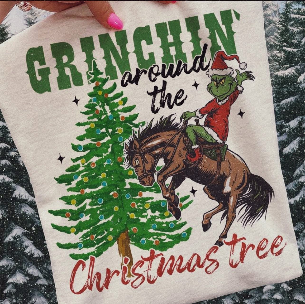 Grinchin’ Around The Christmas Tree Tee