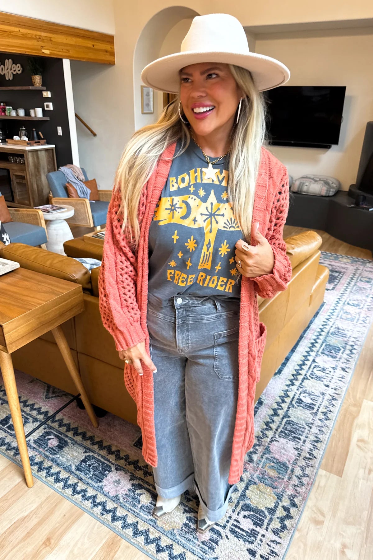 “Falling For You” Knit Cardigan