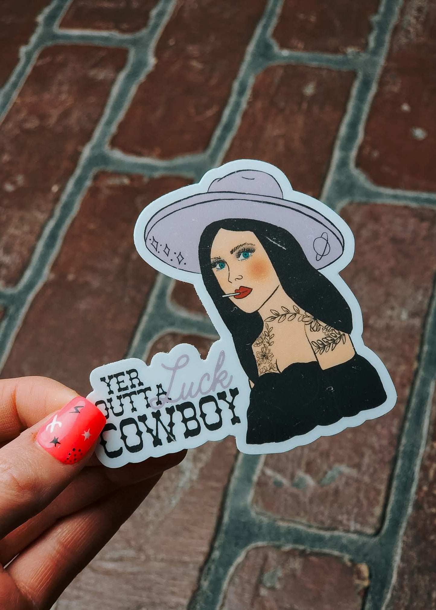 Cowgirl Stickers