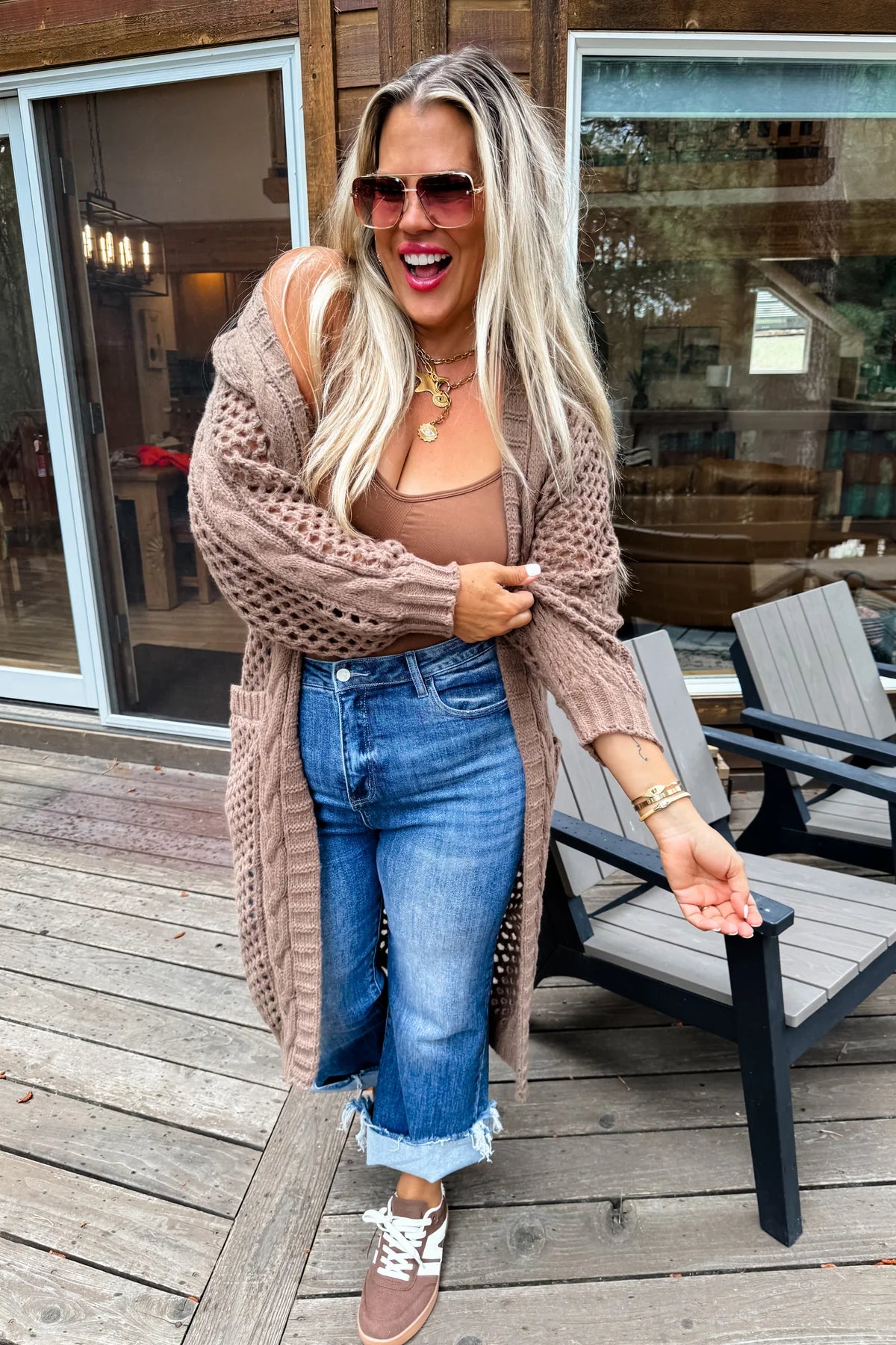 “Falling For You” Knit Cardigan