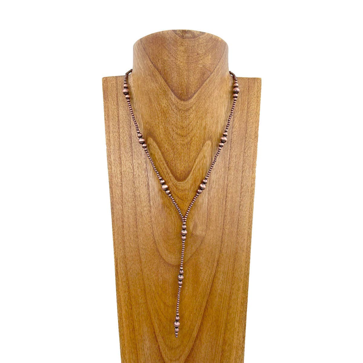Navajo pearl Inspired Lariat Necklace