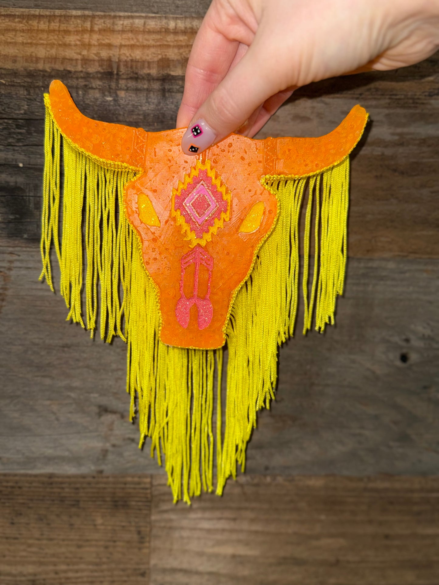 Large Bull-skull Fringed Freshies