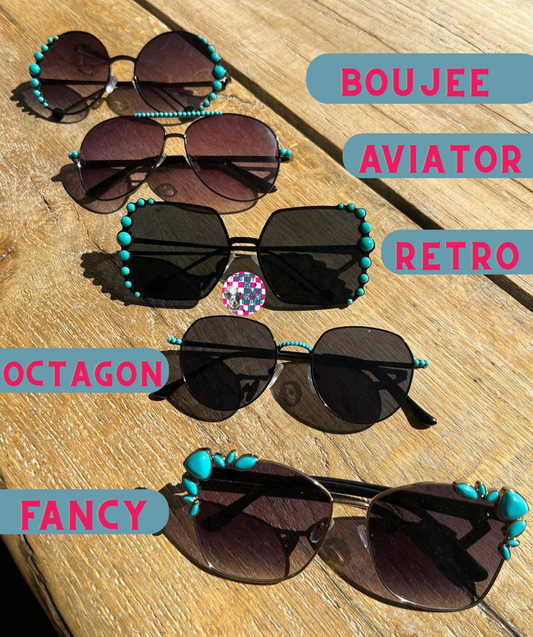 Turquoise Sunglasses