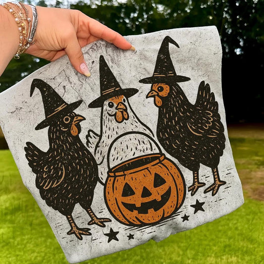 Chicken witches tee or sweatshirt