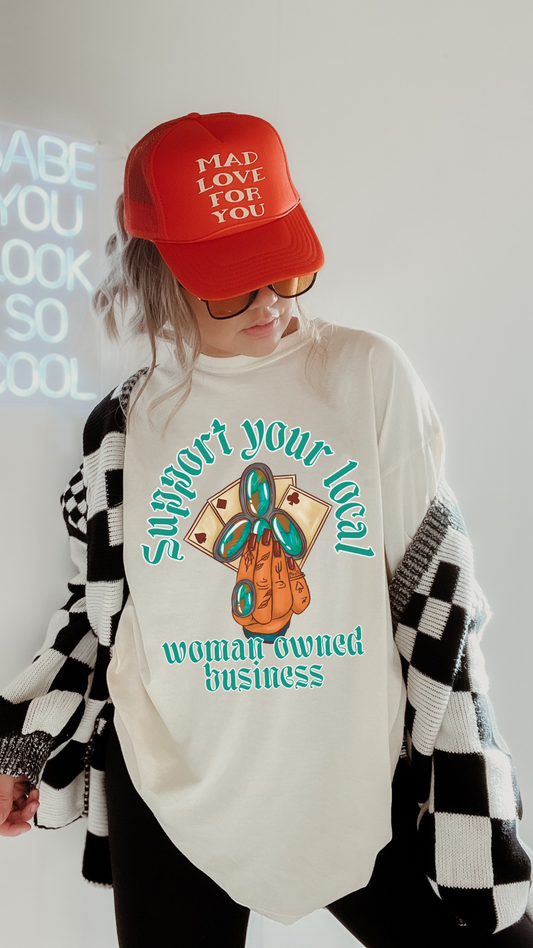 Support Women owned tee