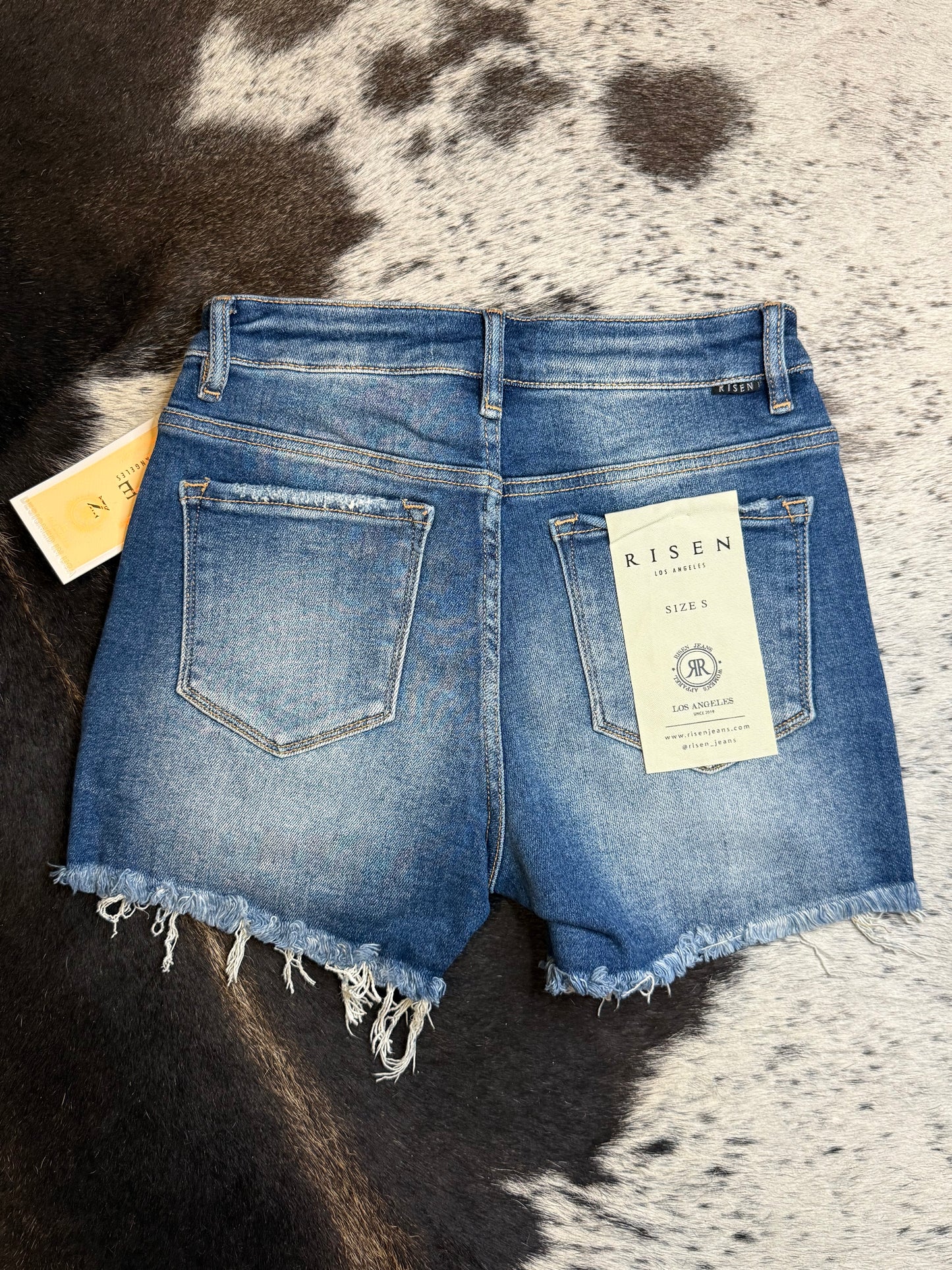 Risen Denim Shorts