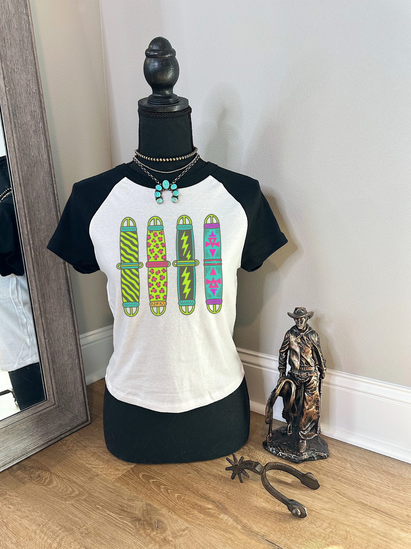 Neon Cinches Baby Tee