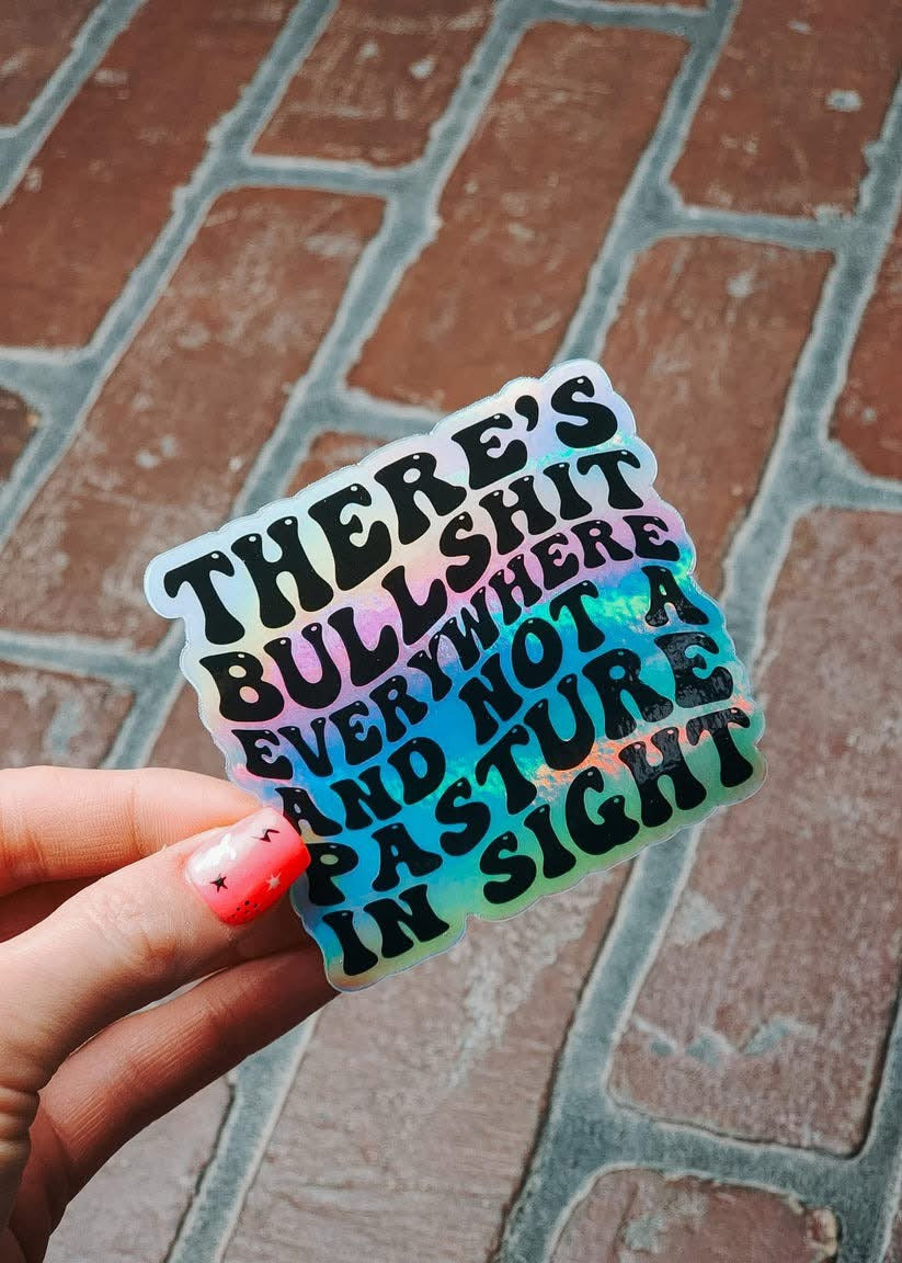 Holographic Western Stickers