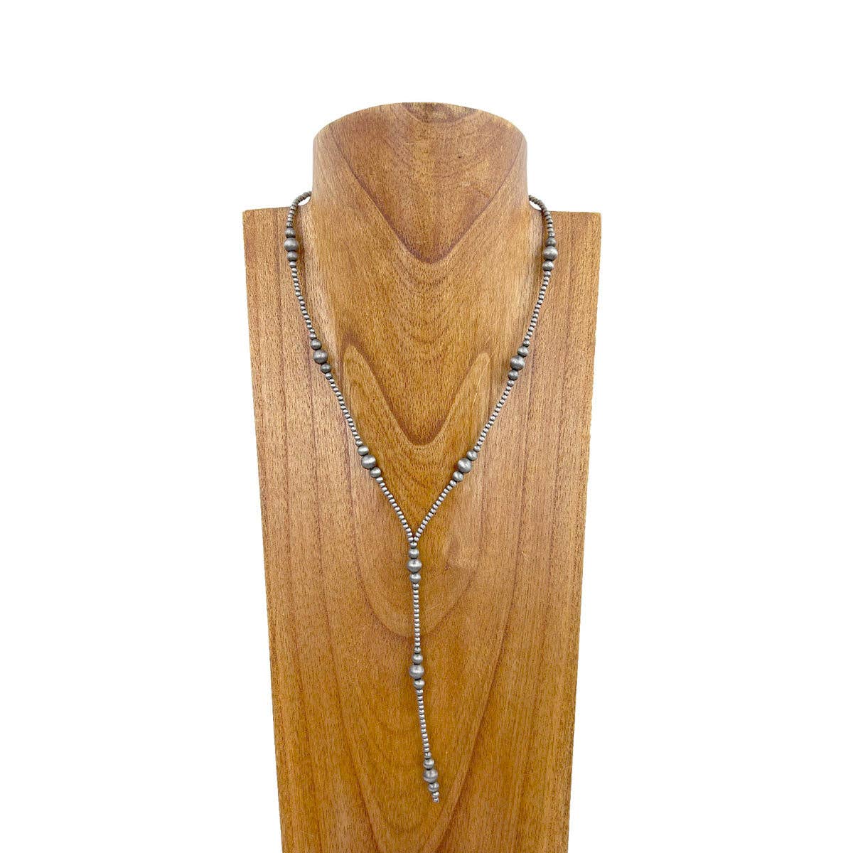 Navajo pearl Inspired Lariat Necklace