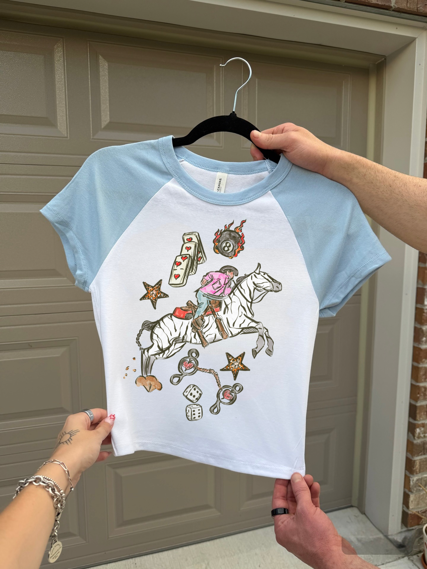 Wild Card Cowboy Baby Tee