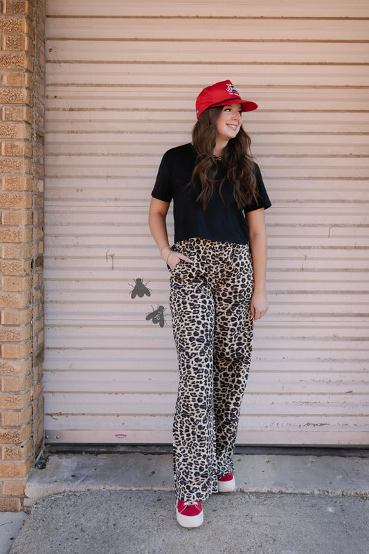 Off The Track Leopard Pants