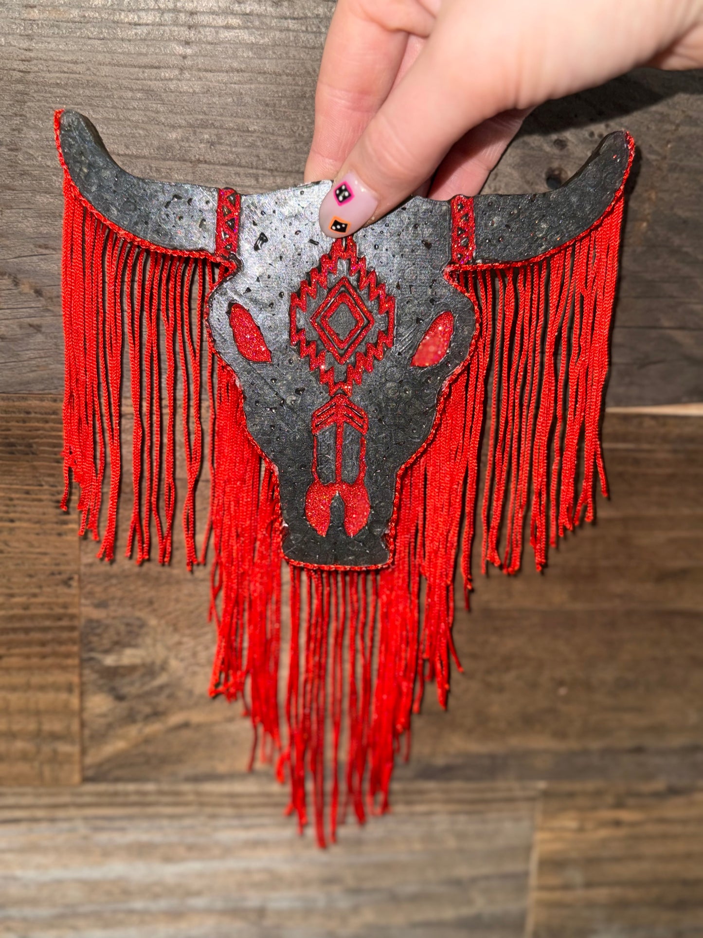 Large Bull-skull Fringed Freshies