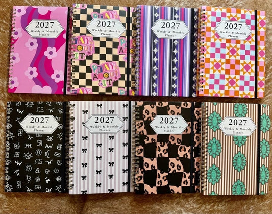 2027 Punchy Planner PREORDER- PLEASE READ DESCRIPTION BEFORE ORDERING!😊