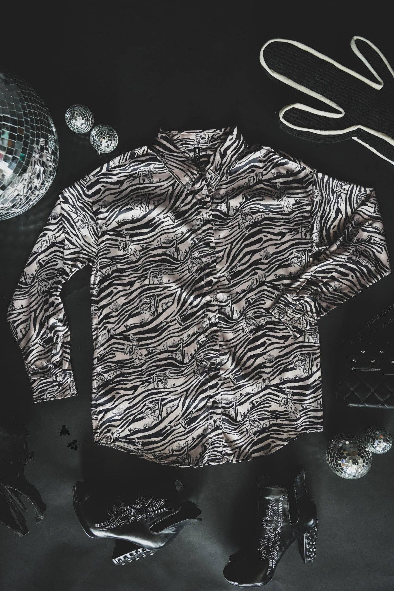 Untamed Long Sleeve Button Up