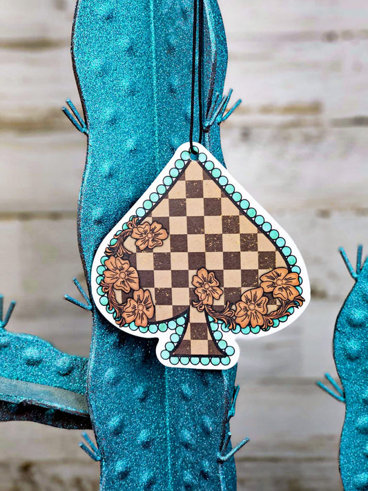 “Checkered Spade” Freshie