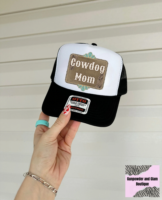 Cowdog Mom Trucker Hat (Multiple Color Options)