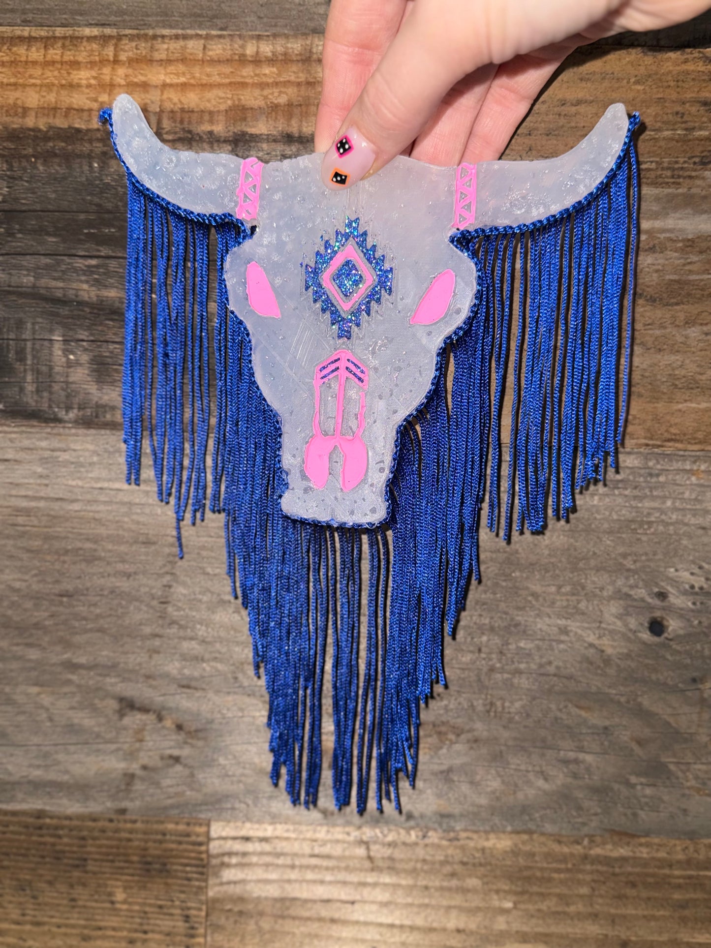 Large Bull-skull Fringed Freshies