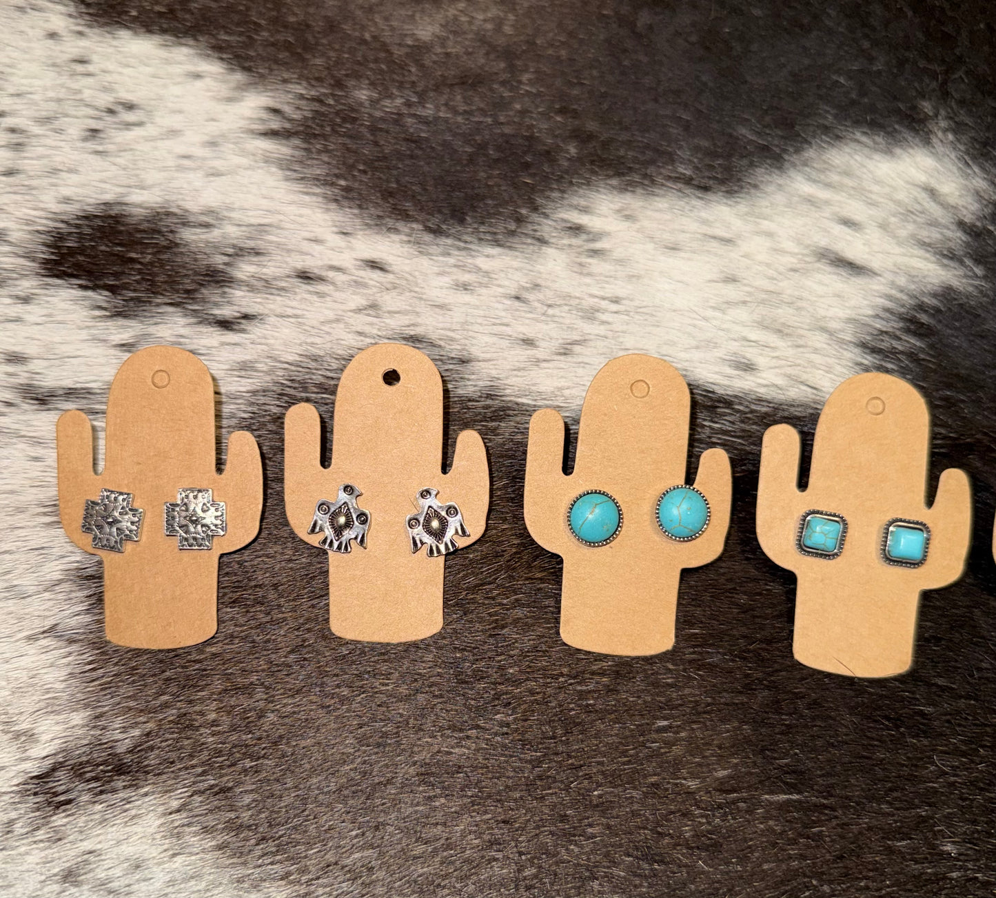 Cactus Card Variety Stud Earrings