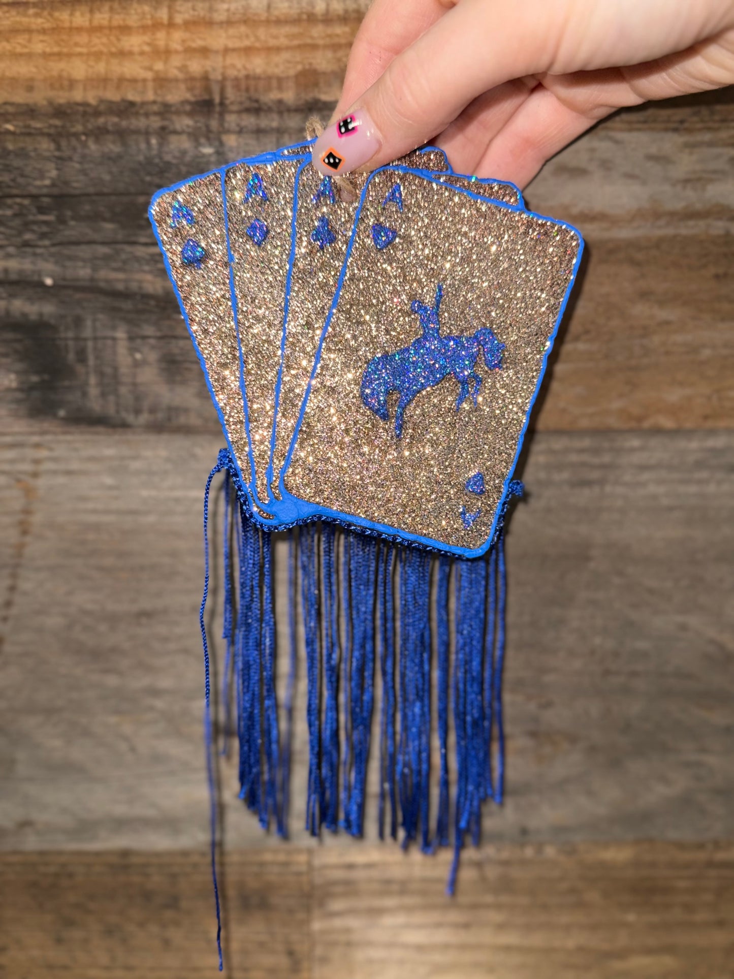 Buckin’ Aces Fringed Freshies