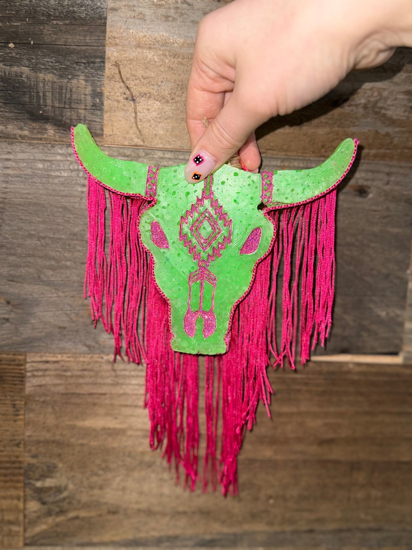 Large Bull-skull Fringed Freshies