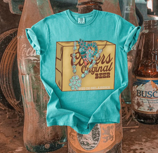 Turquoise and Coolers Tee