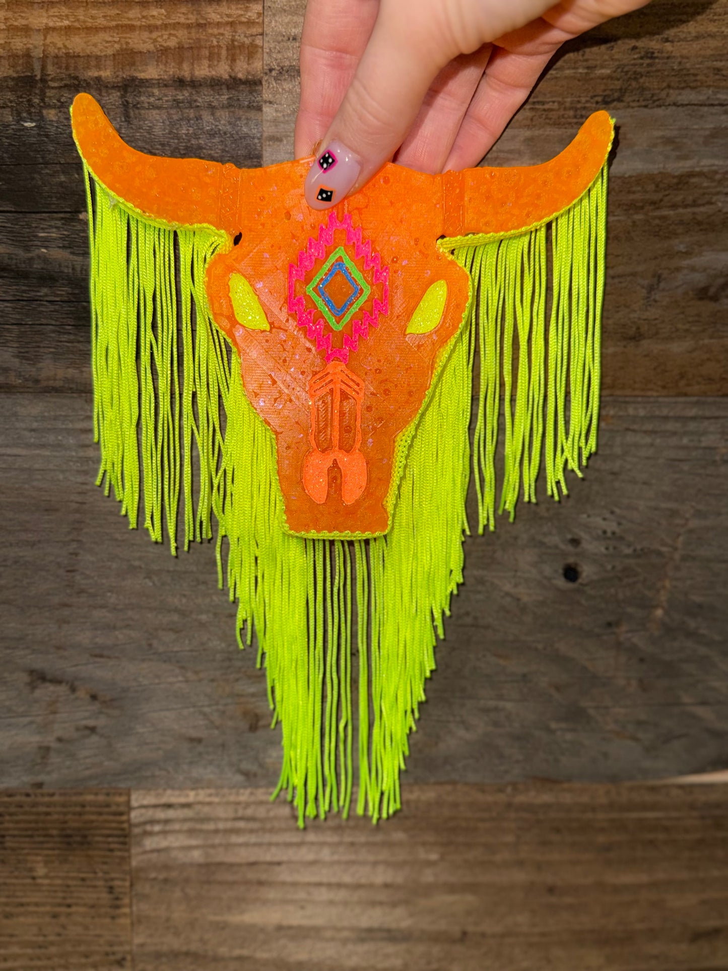 Large Bull-skull Fringed Freshies