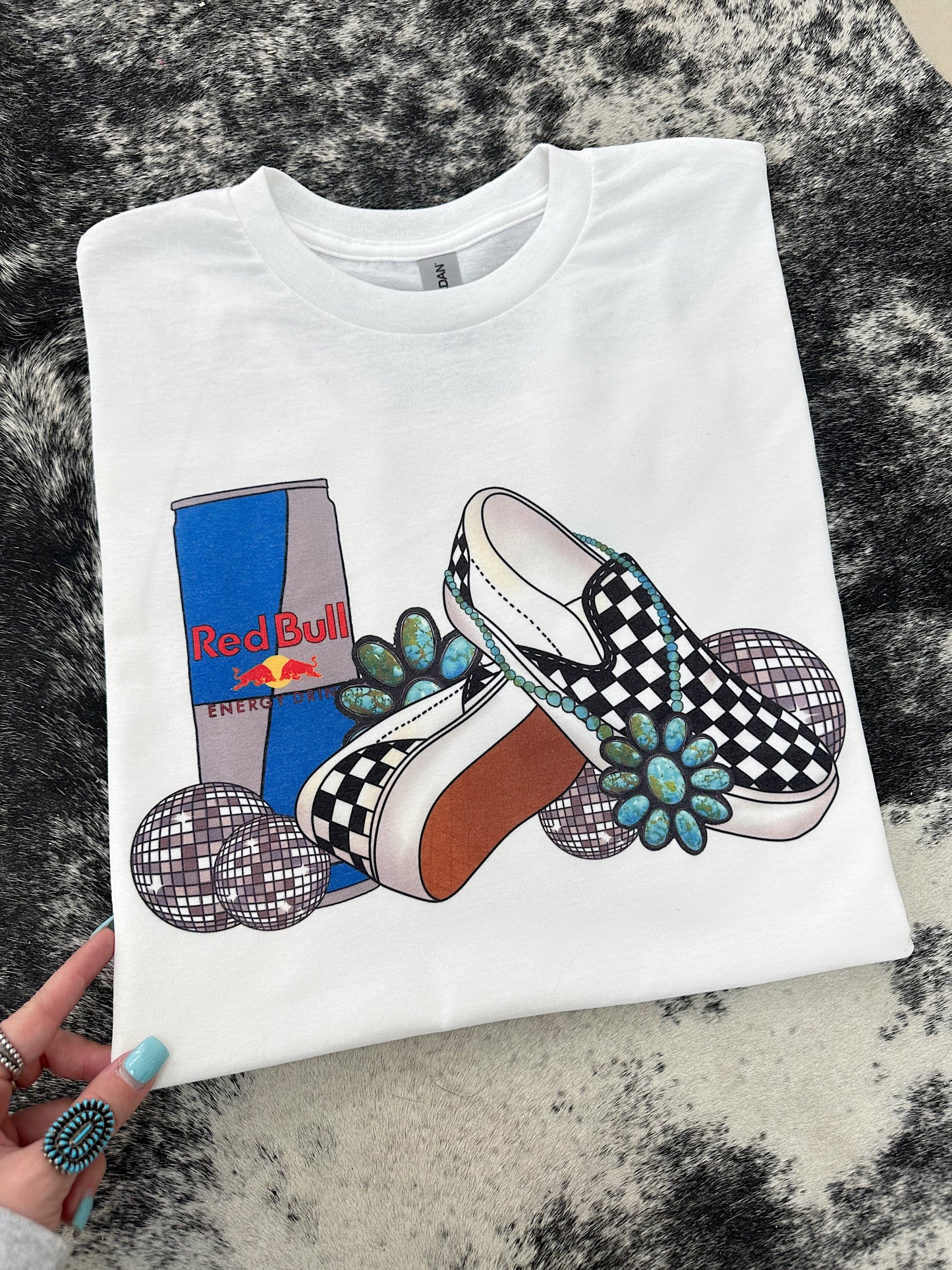 Western Energy Drink TEE or CREWNECK