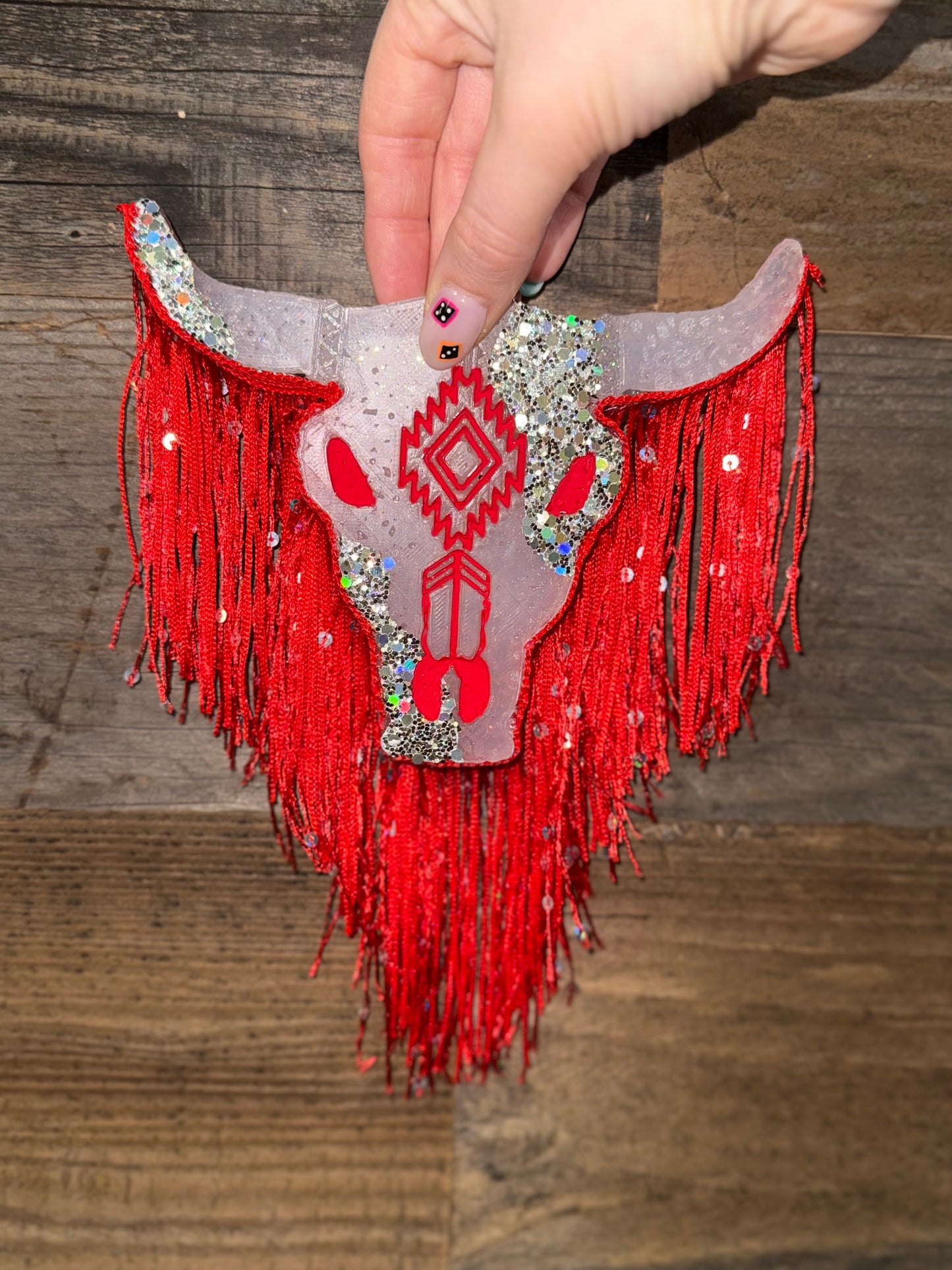 Large Bull-skull Fringed Freshies