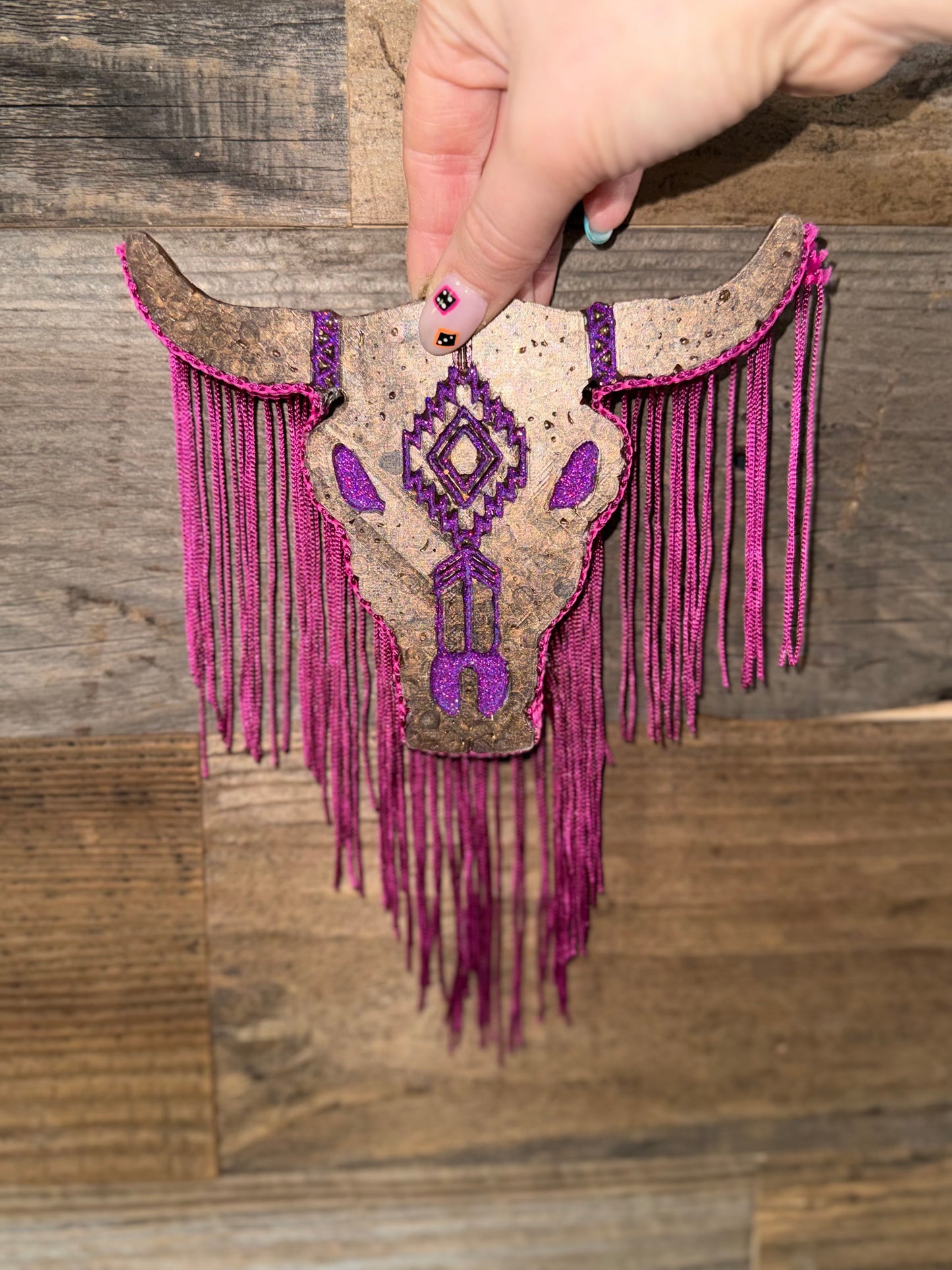 Large Bull-skull Fringed Freshies