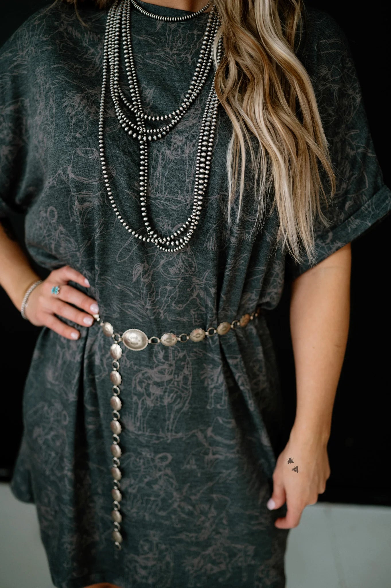 Wild Wild West T-Shirt Dress