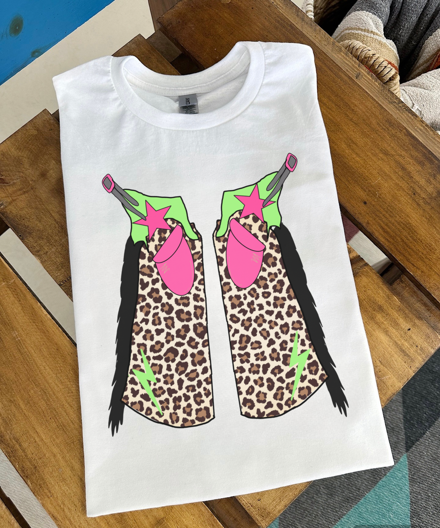 Wild Chaps Tee or Crewneck