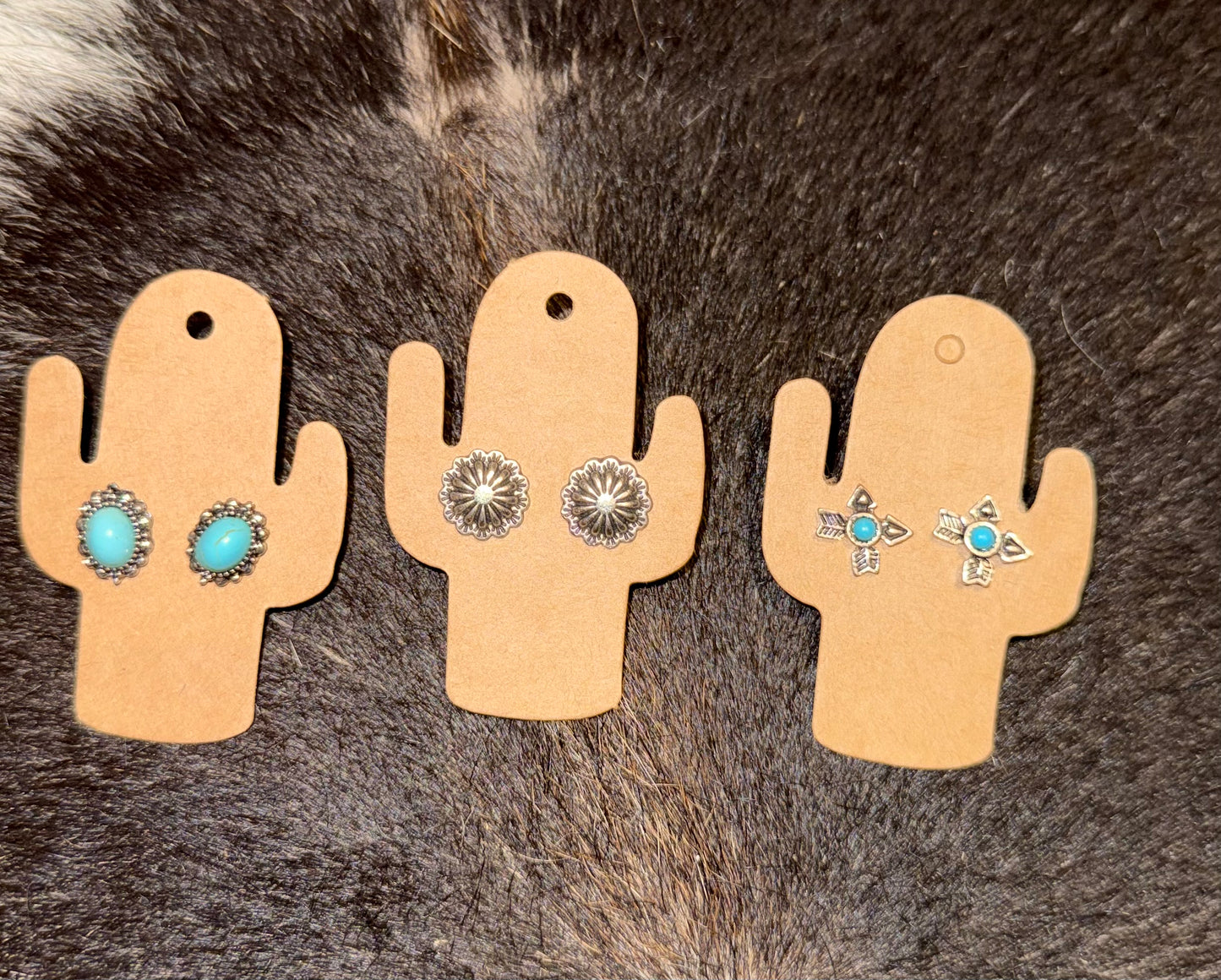 Cactus Card Variety Stud Earrings
