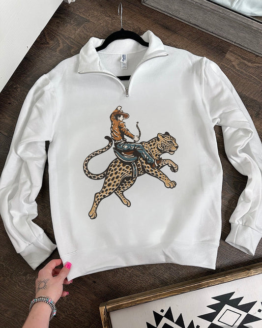 Cowboy Jaguar Quarter Zip