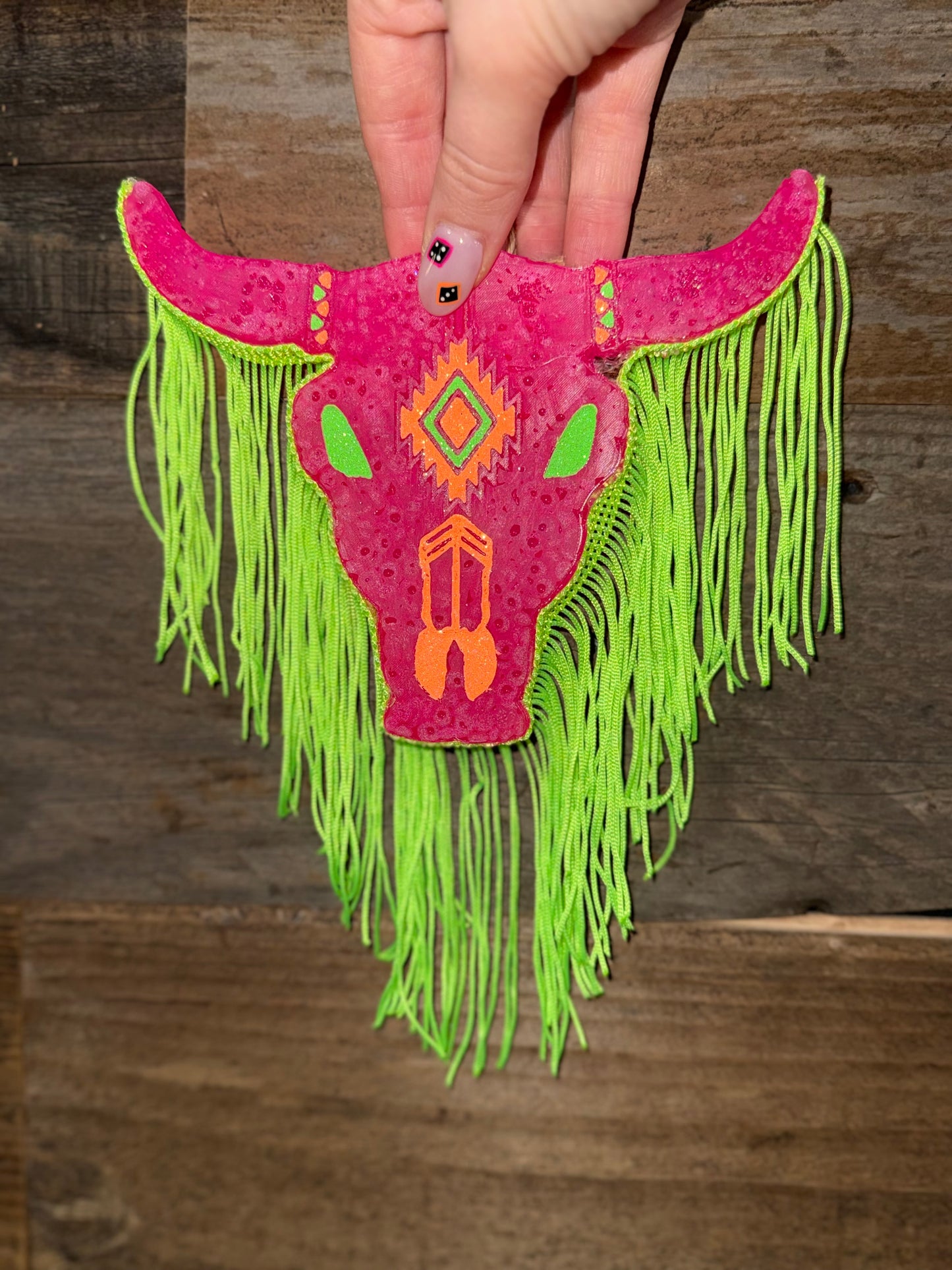 Large Bull-skull Fringed Freshies