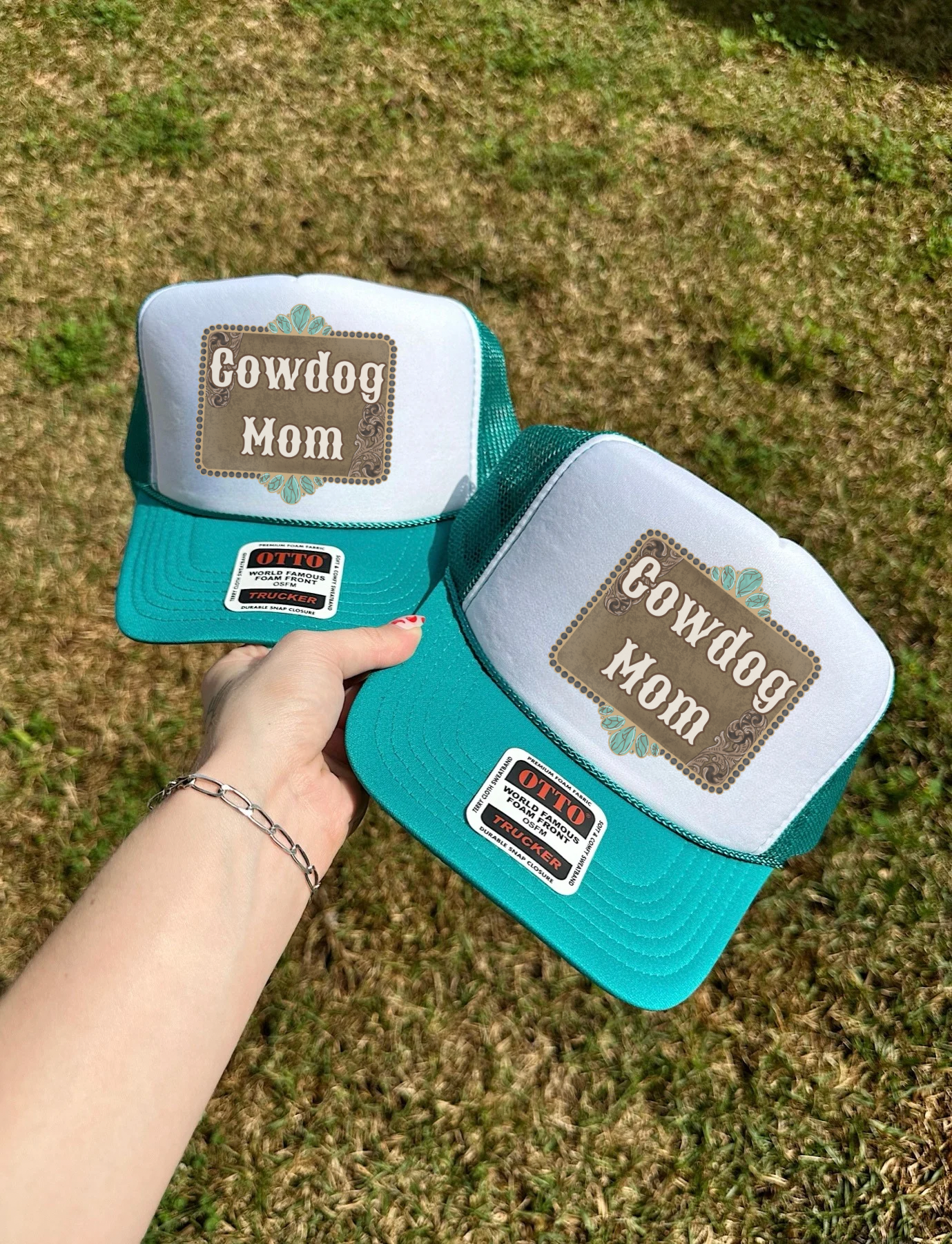 Cowdog Mom Trucker Hat (Multiple Color Options)