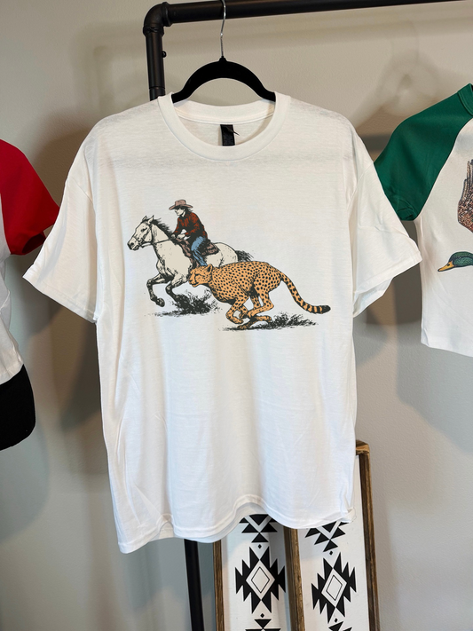Runnin’ Wild Tee or Crewneck